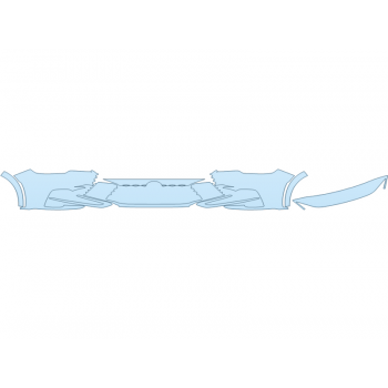 PAINT PROTECTION KIT - 2023 LEXUS RX 500H F SPORT BUMPER (MULTI PIECE) - PRECUT PPF CLEAR BRA WRAP