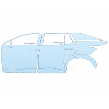 PAINT PROTECTION KIT - 2023 LEXUS RZ 450E LUXURY DRIVER SIDE - PRECUT PPF CLEAR BRA WRAP