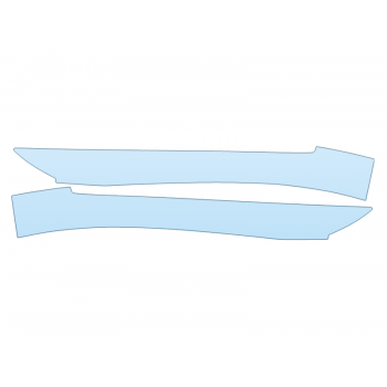 PAINT PROTECTION KIT - 2023 LEXUS RZ 450E LUXURY A PILLARS - PRECUT PPF CLEAR BRA WRAP