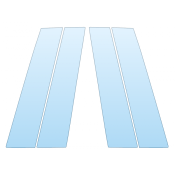 PAINT PROTECTION KIT - 2023 LEXUS RZ 450E LUXURY B PILLARS - PRECUT PPF CLEAR BRA WRAP