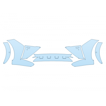 Precut PPF Kit – Clear Bra Paint Protection Film PAINT PROTECTION KIT - 2023 LEXUS RZ 450E PREMIUM BUMPER WITH SENSORS - PRECUT PPF CLEAR BRA WRAP