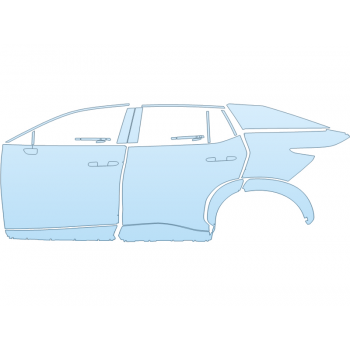 PAINT PROTECTION KIT - 2023 LEXUS RZ 450E PREMIUM DRIVER SIDE - PRECUT PPF CLEAR BRA WRAP