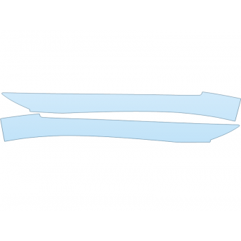 PAINT PROTECTION KIT - 2023 LEXUS RZ 450E PREMIUM A PILLARS - PRECUT PPF CLEAR BRA WRAP