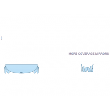 PAINT PROTECTION KIT - 2023 JEEP COMPASS ALTITUDE HOOD FENDERS MIRRORS 18 INCH - PRECUT PPF CLEAR BRA WRAP