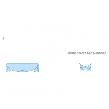 PAINT PROTECTION KIT - 2023 JEEP COMPASS ALTITUDE HOOD FENDERS MIRRORS 18 INCH (WRAPPED EDGES) - PRECUT PPF CLEAR BRA WRAP