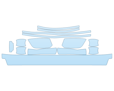 PAINT PROTECTION KIT - 2023 JEEP COMPASS ALTITUDE REAR BUMPER MIRRORS DOOR CUPS DOOR EDGES - PRECUT PPF CLEAR BRA WRAP