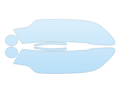 PAINT PROTECTION KIT - 2023 JEEP COMPASS ALTITUDE HEADLIGHTS FOGLIGHTS - PRECUT PPF CLEAR BRA WRAP