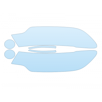 PAINT PROTECTION KIT - 2023 JEEP COMPASS SPORT HEADLIGHTS FOGLIGHTS - PRECUT PPF CLEAR BRA WRAP