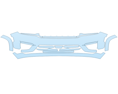 PAINT PROTECTION KIT - 2023 JEEP GRAND CHEROKEE 4XE BASE BUMPER - PRECUT PPF CLEAR BRA WRAP