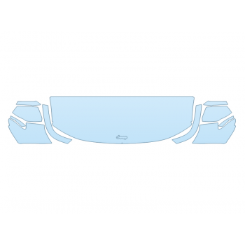 PAINT PROTECTION KIT - 2023 JEEP GRAND CHEROKEE 4XE OVERLAND HOOD FENDERS MIRRORS 24 INCH  FENDER FLARES(WRAPPED EDGES) - PRECUT PPF CLEAR BRA WRAP