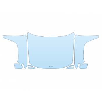 PAINT PROTECTION KIT - 2023 JEEP GRAND CHEROKEE 4XE OVERLAND FULL HOOD FENDERS MIRRORS(WRAPPED EDGES) - PRECUT PPF CLEAR BRA WRAP