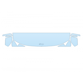 PAINT PROTECTION KIT - 2023 JEEP GRAND CHEROKEE 4XE SUMMIT HOOD FENDERS MIRRORS 18 INCH (WRAPPED EDGES) - PRECUT PPF CLEAR BRA WRAP