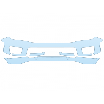 PAINT PROTECTION KIT - 2023 JEEP GRAND CHEROKEE L TRAILHAWK BUMPER - PRECUT PPF CLEAR BRA WRAP