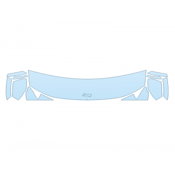 PAINT PROTECTION KIT - 2023 JEEP GRAND CHEROKEE L TRAILHAWK HOOD FENDERS MIRRORS 18 INCH  FENDER FLARES(WRAPPED EDGES) - PRECUT PPF CLEAR BRA WRAP