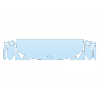 PAINT PROTECTION KIT - 2023 JEEP GRAND CHEROKEE L TRAILHAWK HOOD FENDERS MIRRORS 18 INCH  FENDER FLARES(WRAPPED EDGES) - PRECUT PPF CLEAR BRA WRAP