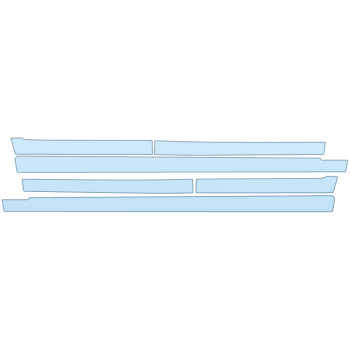 PAINT PROTECTION KIT - 2023 JEEP GRAND CHEROKEE L TRAILHAWK ROCKERS - PRECUT PPF CLEAR BRA WRAP