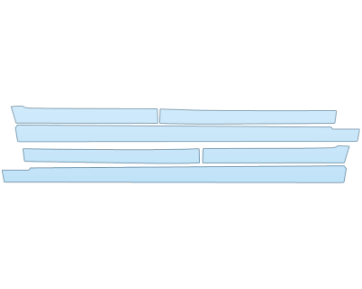 PAINT PROTECTION KIT - 2023 JEEP GRAND CHEROKEE L TRAILHAWK ROCKERS - PRECUT PPF CLEAR BRA WRAP