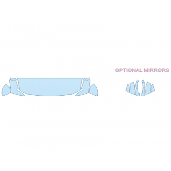 PAINT PROTECTION KIT - 2023 JEEP GRAND WAGONEER L SERIES II HOOD FENDERS MIRRORS 24 INCH - PRECUT PPF CLEAR BRA WRAP