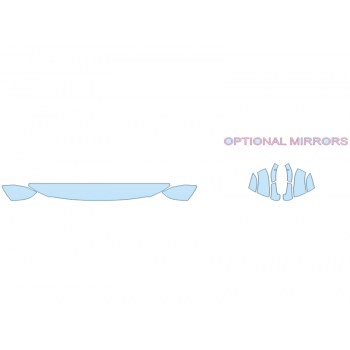 PAINT PROTECTION KIT - 2023 JEEP GRAND WAGONEER L SERIES III HOOD FENDERS MIRRORS 12 INCH - PRECUT PPF CLEAR BRA WRAP