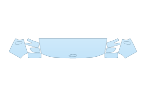 2027 JEEP RENEGADE SPORT HOOD FENDERS MIRRORS 18 INCH (WRAPPED EDGES)