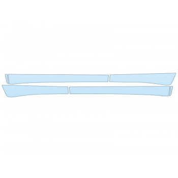 PAINT PROTECTION KIT - 2025 JEEP RENEGADE SPORT DOOR SPLASHES - PRECUT PPF CLEAR BRA WRAP