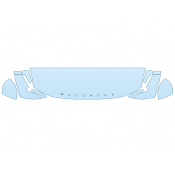 PAINT PROTECTION KIT - 2023 JEEP WAGONEER L BASE HOOD FENDERS MIRRORS 24 INCH (WRAPPED EDGES) - PRECUT PPF CLEAR BRA WRAP