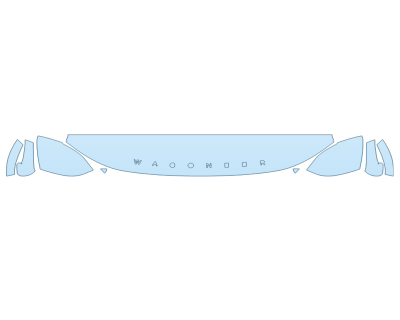 PAINT PROTECTION KIT - 2023 JEEP WAGONEER L CARBIDE HOOD FENDERS MIRRORS 12 INCH (WRAPPED EDGES) - PRECUT PPF CLEAR BRA WRAP