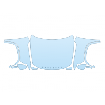 Precut PPF Kit – Clear Bra Paint Protection Film PAINT PROTECTION KIT - 2023 JEEP WAGONEER L CARBIDE FULL HOOD FENDERS MIRRORS(WRAPPED EDGES) - PRECUT PPF CLEAR BRA WRAP