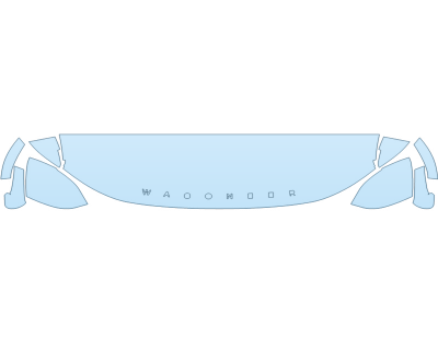 PAINT PROTECTION KIT - 2023 JEEP WAGONEER L SERIES II HOOD FENDERS MIRRORS 18 INCH (WRAPPED EDGES) - PRECUT PPF CLEAR BRA WRAP