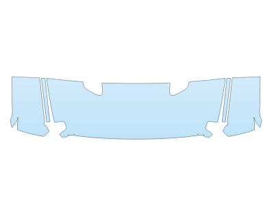 PAINT PROTECTION KIT - 2023 JEEP WRANGLER JL RUBICON 392 HOOD FENDERS MIRRORS 24 INCH (WRAPPED EDGES) - PRECUT PPF CLEAR BRA WRAP
