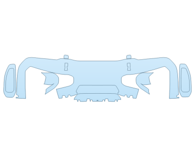 Precut PPF Kit – Clear Bra Paint Protection Film PAINT PROTECTION KIT - 2023 JEEP WRANGLER 4XE HIGH ALTITUDE BUMPER - PRECUT PPF CLEAR BRA WRAP