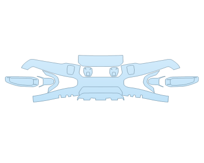 Precut PPF Kit – Clear Bra Paint Protection Film PAINT PROTECTION KIT - 2023 JEEP WRANGLER 4XE HIGH ALTITUDE BUMPER PAINTED - PRECUT PPF CLEAR BRA WRAP