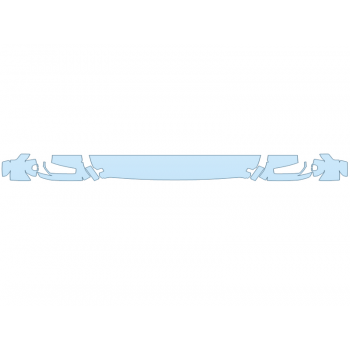 PAINT PROTECTION KIT - 2023 JEEP WRANGLER 4XE HIGH ALTITUDE HOOD FENDERS MIRRORS 12 INCH (WRAPPED EDGES) - PRECUT PPF CLEAR BRA WRAP