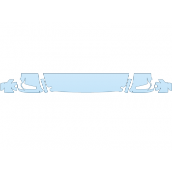 PAINT PROTECTION KIT - 2023 JEEP WRANGLER 4XE HIGH ALTITUDE HOOD FENDERS MIRRORS 18 INCH (WRAPPED EDGES) - PRECUT PPF CLEAR BRA WRAP