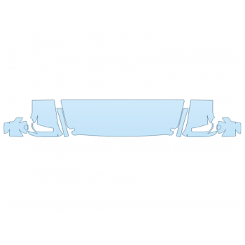 PAINT PROTECTION KIT - 2023 JEEP WRANGLER 4XE HIGH ALTITUDE HOOD FENDERS MIRRORS 24 INCH (WRAPPED EDGES) - PRECUT PPF CLEAR BRA WRAP