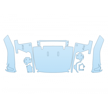 Precut PPF Kit – Clear Bra Paint Protection Film PAINT PROTECTION KIT - 2023 JEEP WRANGLER 4XE HIGH ALTITUDE FULL HOOD FENDERS MIRRORS(WRAPPED EDGES) - PRECUT PPF CLEAR BRA WRAP