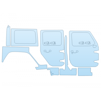 Precut PPF Kit – Clear Bra Paint Protection Film PAINT PROTECTION KIT - 2023 JEEP WRANGLER 4XE HIGH ALTITUDE PASSENGER SIDE - PRECUT PPF CLEAR BRA WRAP