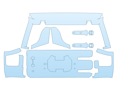 Precut PPF Kit – Clear Bra Paint Protection Film PAINT PROTECTION KIT - 2023 JEEP WRANGLER 4XE HIGH ALTITUDE TAILGATE KIT - PRECUT PPF CLEAR BRA WRAP