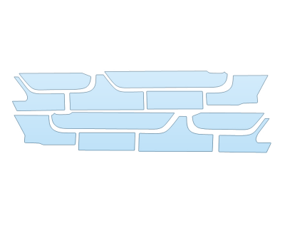 Precut PPF Kit – Clear Bra Paint Protection Film PAINT PROTECTION KIT - 2023 JEEP WRANGLER 4XE HIGH ALTITUDE ROCKERS - PRECUT PPF CLEAR BRA WRAP