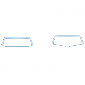 PAINT PROTECTION KIT - 2023 JEEP WRANGLER 4XE HIGH ALTITUDE ROOF PILLARS - PRECUT PPF CLEAR BRA WRAP