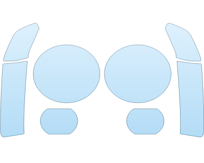 Precut PPF Kit – Clear Bra Paint Protection Film PAINT PROTECTION KIT - 2023 JEEP WRANGLER 4XE RUBICON X HEADLIGHTS FOGLIGHTS - PRECUT PPF CLEAR BRA WRAP