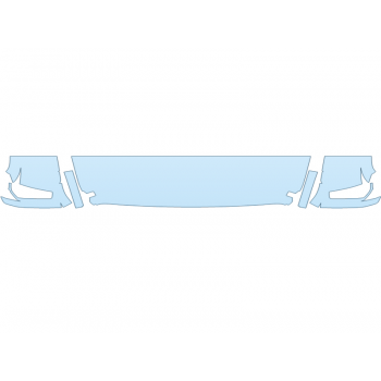 PAINT PROTECTION KIT - 2023 JEEP WRANGLER 4XE SAHARA HOOD FENDERS MIRRORS 18 INCH (WRAPPED EDGES) - PRECUT PPF CLEAR BRA WRAP