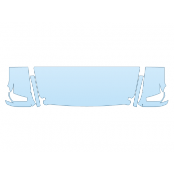 PAINT PROTECTION KIT - 2023 JEEP WRANGLER 4XE SPORT S HOOD FENDERS MIRRORS 24 INCH (WRAPPED EDGES) - PRECUT PPF CLEAR BRA WRAP