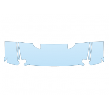 PAINT PROTECTION KIT - 2023 JEEP WRANGLER 4XE WILLYS HOOD FENDERS MIRRORS 24 INCH (WRAPPED EDGES) - PRECUT PPF CLEAR BRA WRAP