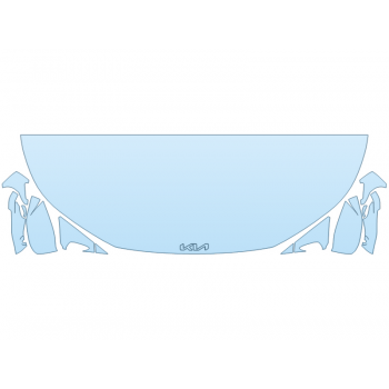 PAINT PROTECTION KIT - 2023 KIA EV6 LIGHT HOOD FENDERS MIRRORS 30 IN - PRECUT PPF CLEAR BRA WRAP