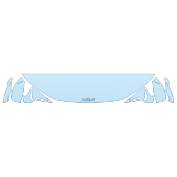 PAINT PROTECTION KIT - 2023 KIA EV6 WIND HOOD FENDERS MIRRORS 18 INCH - PRECUT PPF CLEAR BRA WRAP