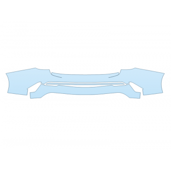 PAINT PROTECTION KIT - 2023 KIA RIO LX REAR BUMPER - PRECUT PPF CLEAR BRA WRAP