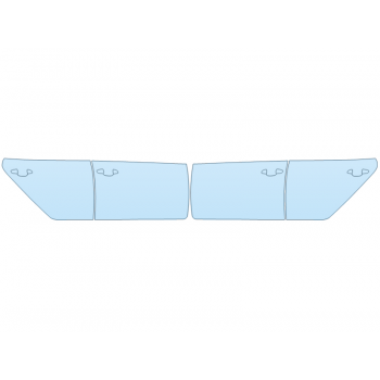 PAINT PROTECTION KIT - 2023 KIA RIO LX FULL DOORS - PRECUT PPF CLEAR BRA WRAP