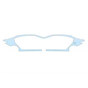 PAINT PROTECTION KIT - 2023 KIA RIO LX REAR FULL FENDERS - PRECUT PPF CLEAR BRA WRAP