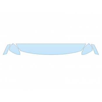 PAINT PROTECTION KIT - 2023 KIA RIO S HOOD FENDERS MIRRORS 12 INCH - PRECUT PPF CLEAR BRA WRAP